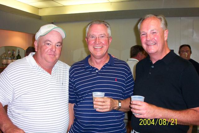 Jim Hughes, Al Maahs & Tom Burke - Reunion 2004