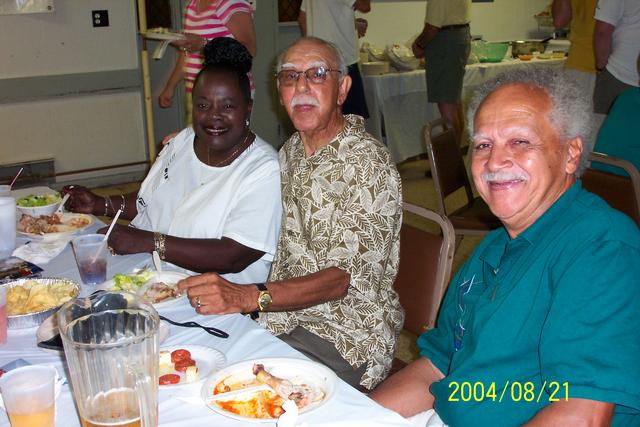 Marilyn, Shelton Brown & friend - Reunion 2004